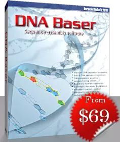 DNA sequence assembly software. Automatic ambituity correction, automatic end trimming, automatic vector removal